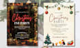design custom christmas party invitations and event cards