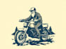 make vintage retro illustration for tshirt merch
