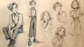 draw sketches with your character