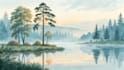 draw watercolor illustration art