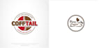 design minimal coffee, café, restaurant logo design