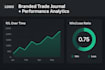 create branded excel trade journal with trading performance insights