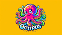 do octopus water style mascot logo with express delivery