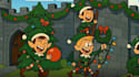 create a custom 2d animated beautiful merry christmas video