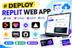 deploy replit web app fix lovable base44 apps vercel firebase AWS github netlify