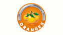 make different three oranges logo design