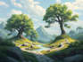 paint an environmental concept art