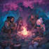 create dnd party art illustration