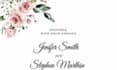 a professional and elegant wedding card