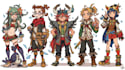 draw a fantasy character illustration