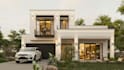 do high quality 3d house exterior design realistic rendering