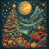 unique festive holiday christmas design illustration