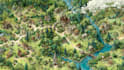 map illustration hand drawn map fantasy