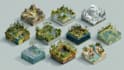 create a professional isometric map