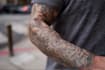 create a beautiful traditional tattoo desing