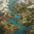 design a unique vector map, realistic or fantasy