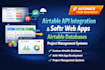 airtable api integration, softr database, webapp, airtable project management