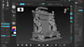 create 3d head realistic face, 3d face, 3d head, head burst