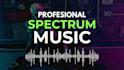 create modarn audio visualizer or spectrum