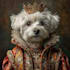 make a royal pet portrait king queen outfit