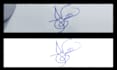 clean and remove background from your blurry signature