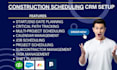 setup construction scheduling quickbooks salesforce monday com wrike procore