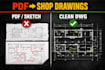 draft shop drawings for US based residential projects
