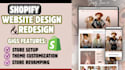 shopify website design redesign that converts visitors into paying customers