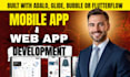 build no code app on adalo, bubble, flutterflow, glide and mvp app development
