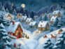 draw unique christmas illustration