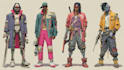 create cyberpunk and retro aesthetic characters