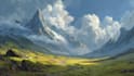 digitally paint fantasy landscape