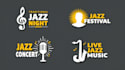 design high quality jazz music logo