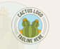 create high quality and beautiful cactus logo