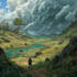 fantasy landscapes, character illustration, environment