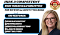create clickable table of content, index, fix page numbering, book formatting