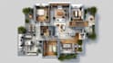 draw 2d architectural floor plan