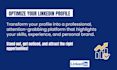 rewrite, upgrade and optimize your linkedin profile