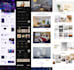 design modern website UI UX