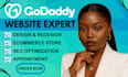 godaddy website design godaddy website redesign develop godaddy