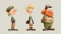 draw cartoon character design