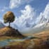 digitally paint fantasy landscape