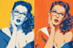draw a professional pop art portrait