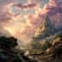 create fantasy landscape illustrations