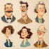 draw a funny caricature with my style