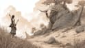 do a fantasy sketchy illustration for you