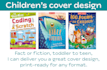 design your childrens book cover with your images