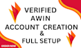 create and setup your verified awin affiliate account