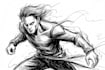 create raw and dynamic sketch art