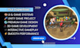 develop 3d game, unity game project, interactive game environment